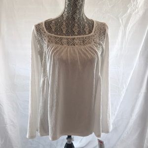 Lace White ladies blouse